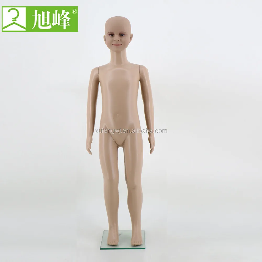 B-1 small children plastic with make-up head used mannequins