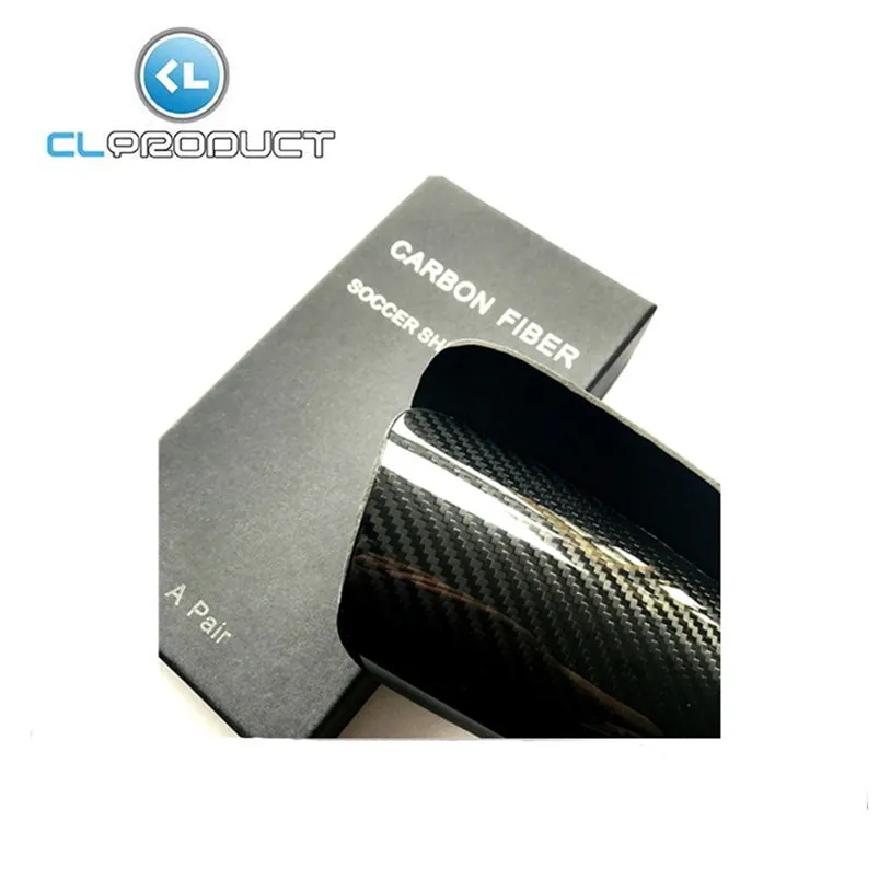 Free Shipping Top Grade 100% Full Carbon Fiber Shin Guard Soccer / Strong Carbon Fiber Soccer shin Guard for Soccer Race