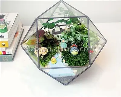 Custom irregular flat shape glass pieces with polished and grinded edge