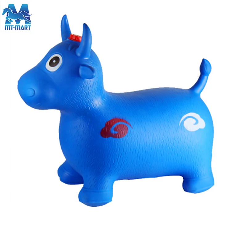 Kids toys horse animal play outdoor inflatable jumping PVC horse