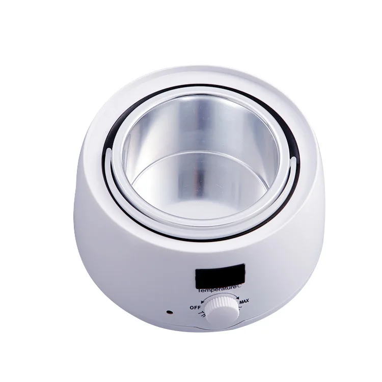 Professional hair removal wax warmer kit with LCD temperature display