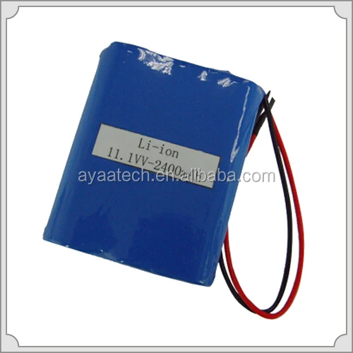 Аккумулятор 18650 11.1 В/2.4Ah литий-ионный аккумулятор с pcm 4A