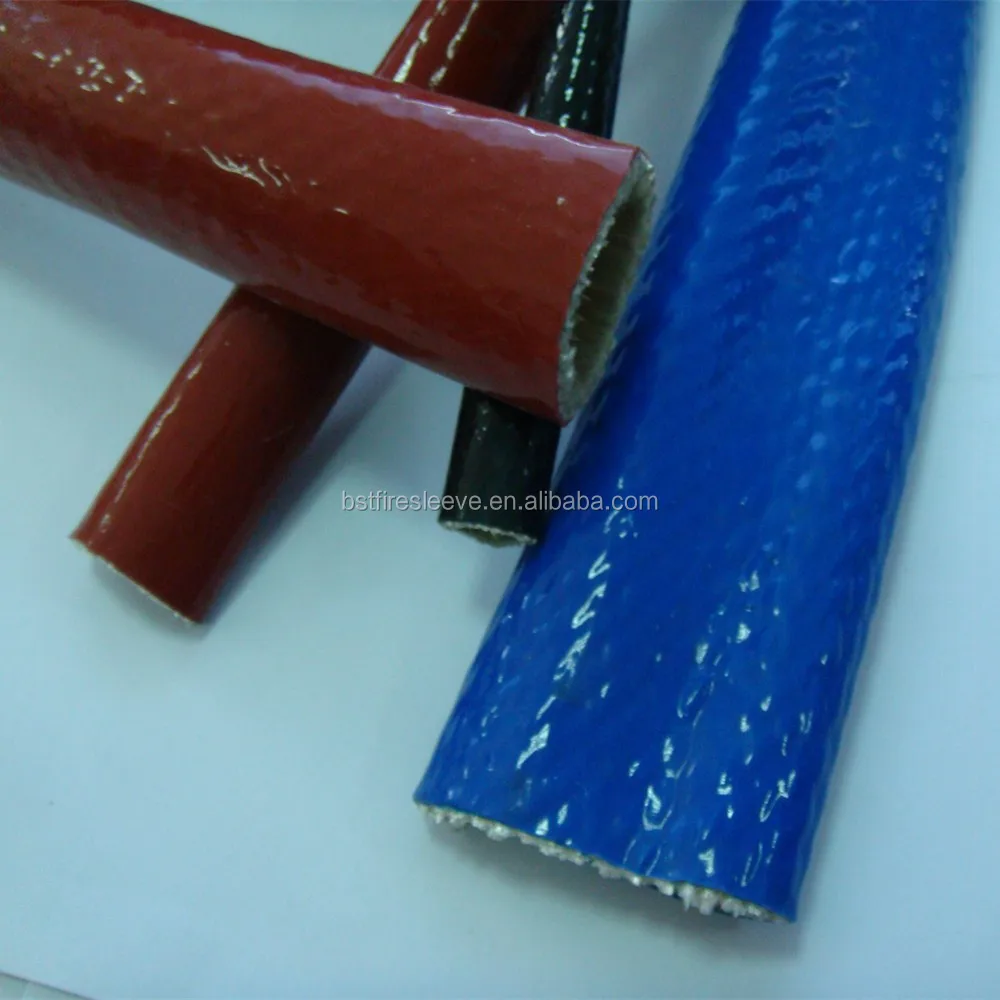 Grinding electrical sparks high temp protection Expandable Braided Fiberglass Sleeve Heat Resistant Fiberglass Sleeve