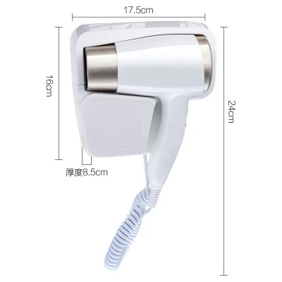 
Hotel special wall-mounted korea bathroom home metal free punching developed LOGO Storage holder shelves hair dryer 