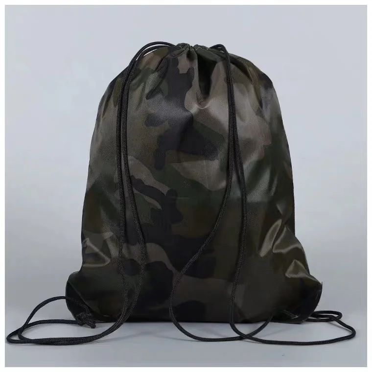 Wholesale Factory Price Blank Polyester Draw String Bag, Custom Logo Printing Accept Nylon Polyester Drawstring Backpack Bag