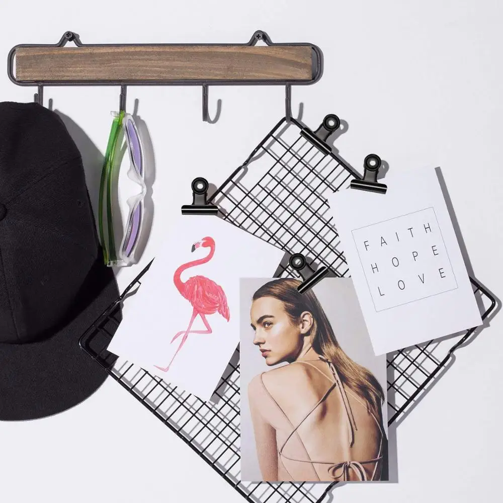 Black Metal Bulldog Clips File Paper Binder Clamps for Tags Bags, Shops, Office and Home Kitchen