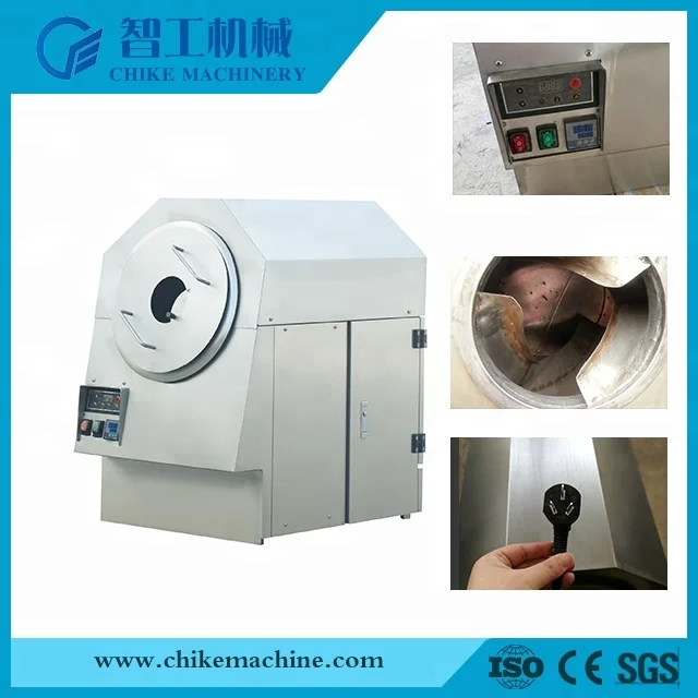 
Commercial Belt Continuous Electric Automatic Sunflower Seeds Coffee Bean Nut Roaster Peanut Roasting Machine 