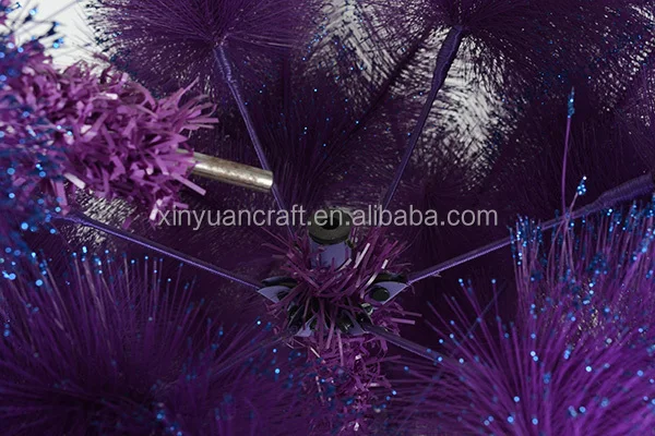 
Hot Selling Purple Christmas Tree Artificial Christmas Tree With Blue Paillettes 