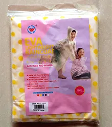 portable customized various patterns cute Children raincoat for hiking
