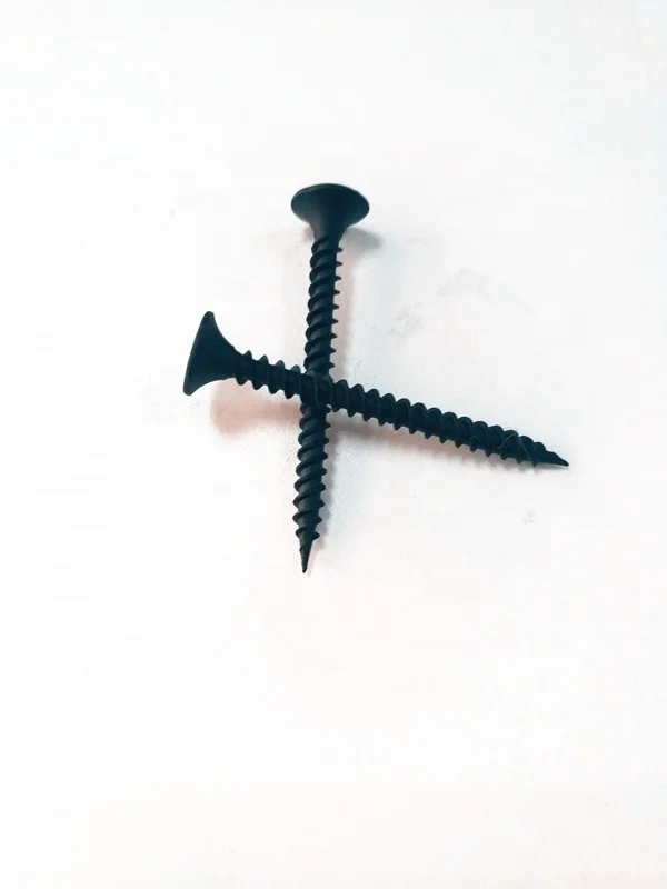 
China factory bugle head black drywall screw with black phosphated,drywell screw 