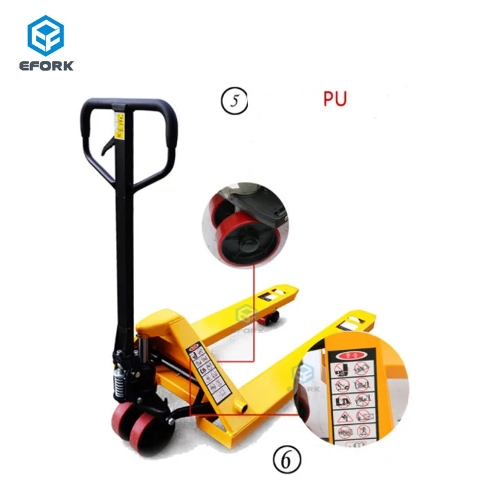 
Hyhydraulic hand pallet truck hand lift pallet jack 
