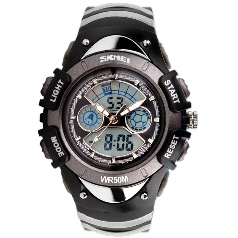 Alibaba wholesale SKMEI 0998 analog digital kid watch cheap sport waterproof dual time watch