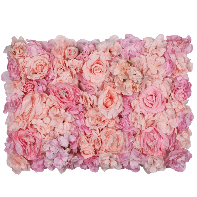 
10x8 ft Flower Wall Rose Pink Artificial Flower for Wall Decoration Background Bridal Shower Birthday Party Picture Backdrops 