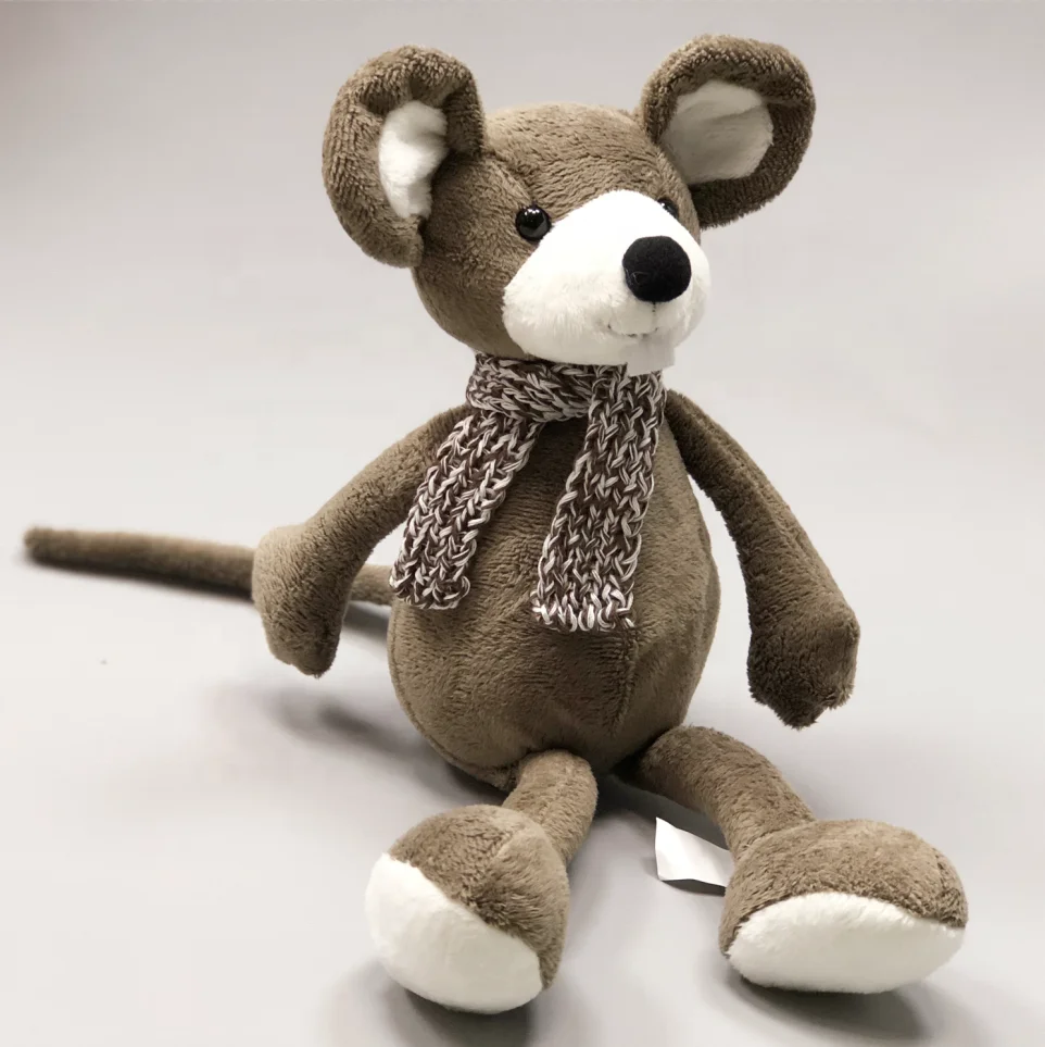 Plush Velvet Mouse Toys Mascot Baby Mouse Gift Customize Grey Hot Selling Cute Soft Cartoon Unisex Brown Micky Mouse 2022