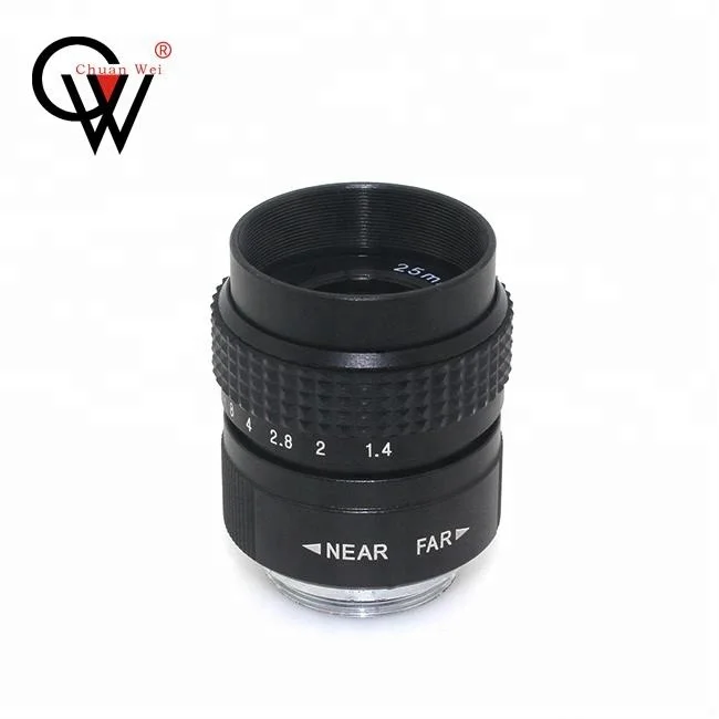 Объектив с фиксированным фокусом 25 мм 1 / 2 дюйма C-Port объектив промышленной камеры