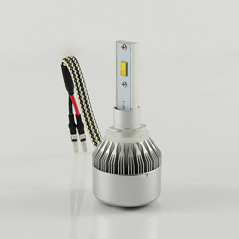 C6F Light Filip chip led headlight bulbs 880 881 H1 H3 H4 H7 H8 H9 H11 H10 H13 H16 9005 9006 9007 36 W 3800 lm