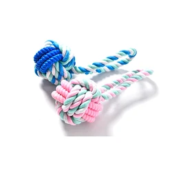 Safe And Non-Toxic Toy Ball Cotton Rope Dog Chew Toy Dog Rope Toy