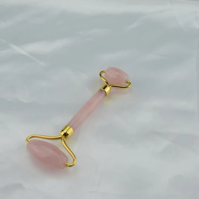 Высококачественный нефритовый ролик, розовый кварц, Нефритовый камень, ролик с коробкой