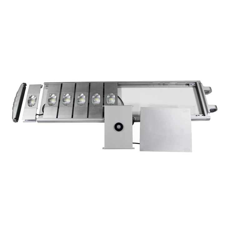 IP65 easy disassembled Lifepo4 battery 60w all in one solar panel led street light with pole