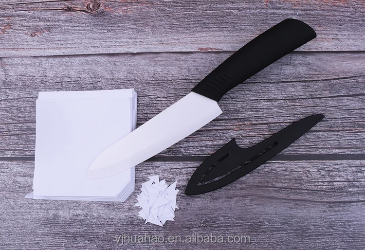 injection mold handle 3 + 4 + 5 + 6 inch ceramic knife set dishwasher safe