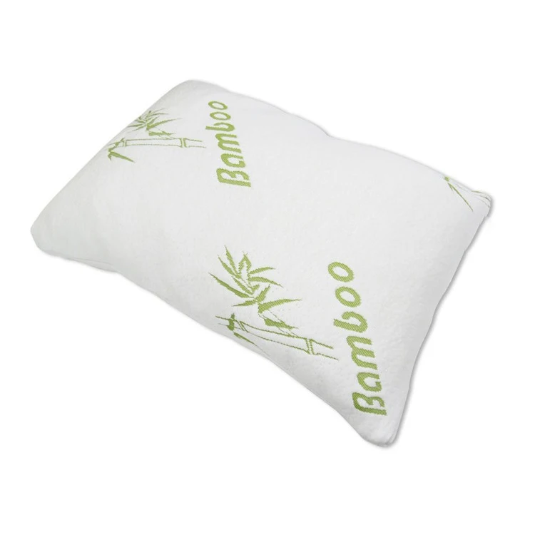 
New Bamboo Rest Pillow Manufacturer Aloe Vera Memory Foam Chips Pillow 