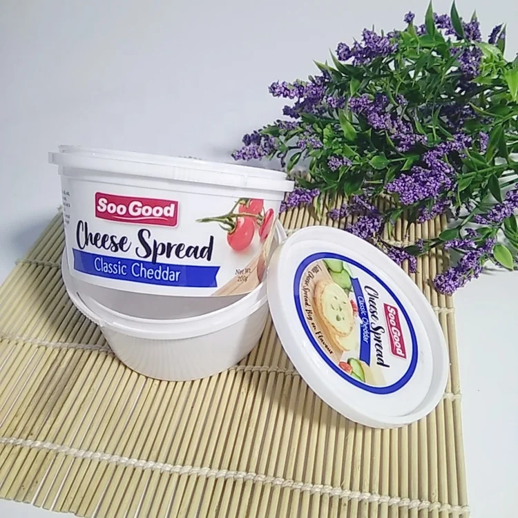 200 ml plastic barrel for chocolate jam food grade jam plastic barrel