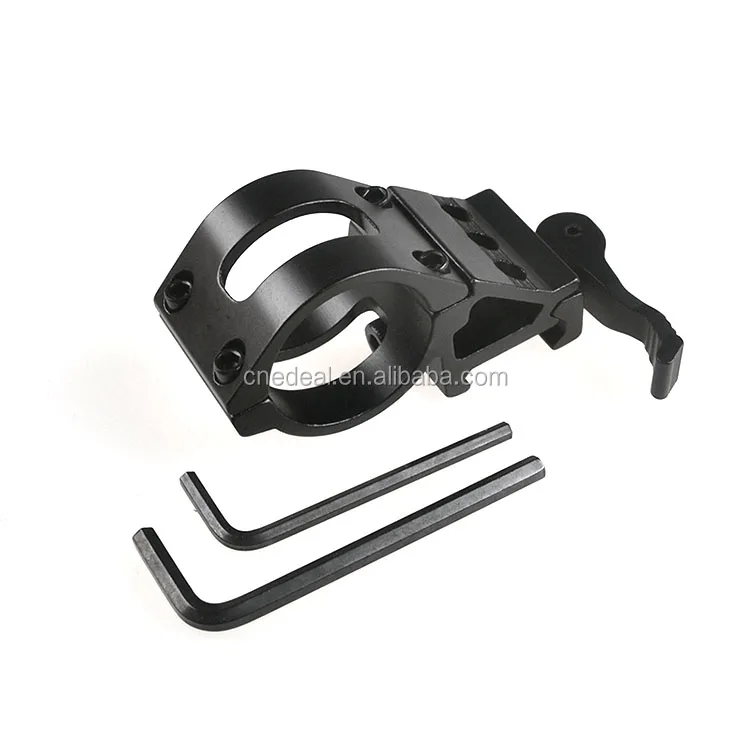 Jialitte Manufacturer Quick Release 30mm Ring 20mm Picatinny Rail Tactical Torch Flashlight Scope Mount