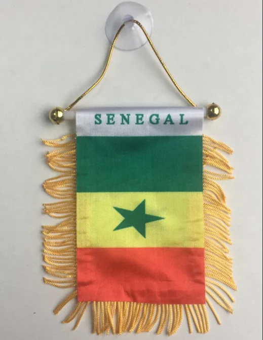 Custom Made Polyester Rearview Window Hanging Flag Venezuela State Car Digital Automotive Insurance Agriculture Education