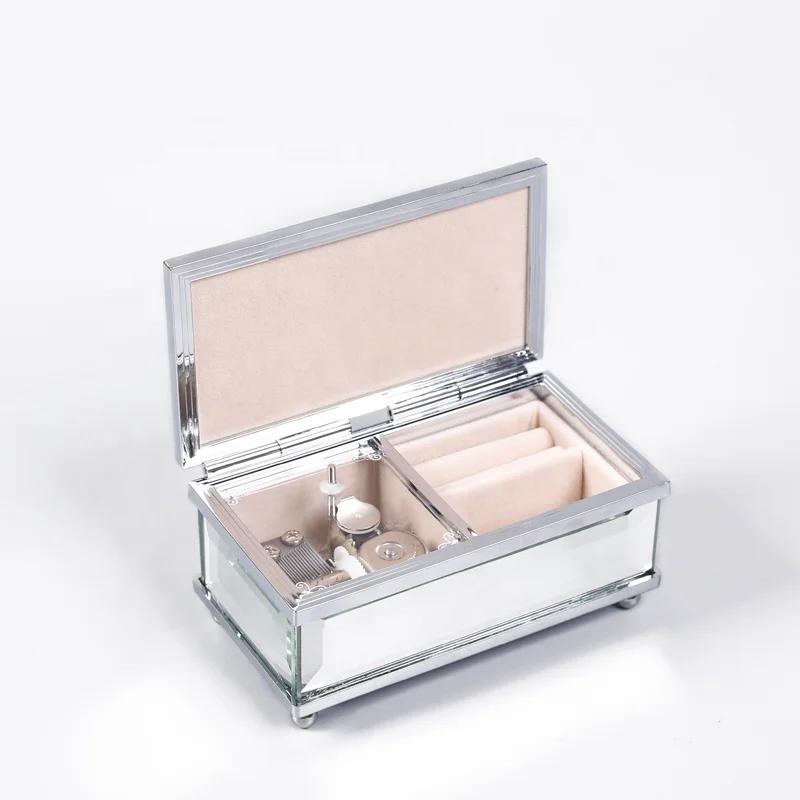 New Rectangle Shape Music Jewelry Box for the Girl