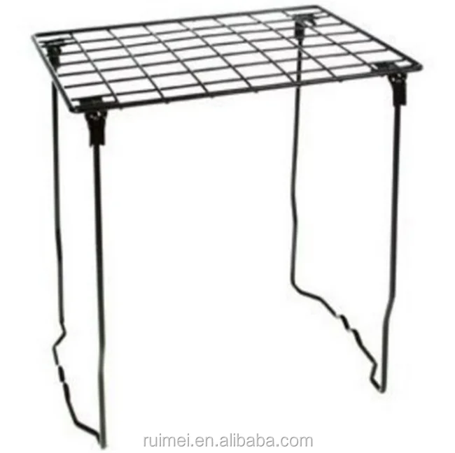 Дополнительный высокий укладки книжная полка складной проволочный