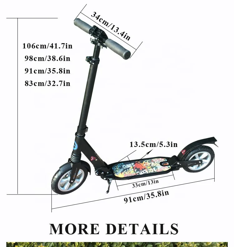 Folding Kick Adult  Gas Mobility Scooter Wholesale