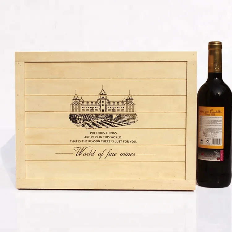 Подарочная коробка для хранения ручной работы, персонализированная деревянная коробка для вина с 6 бутылками