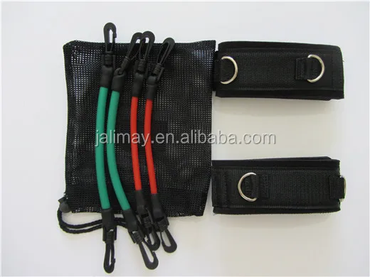 Flexible Ankle Fitness Power Elastic Leg Boxing  Running Exercise Training Resistance Bands Tube Pull Rope