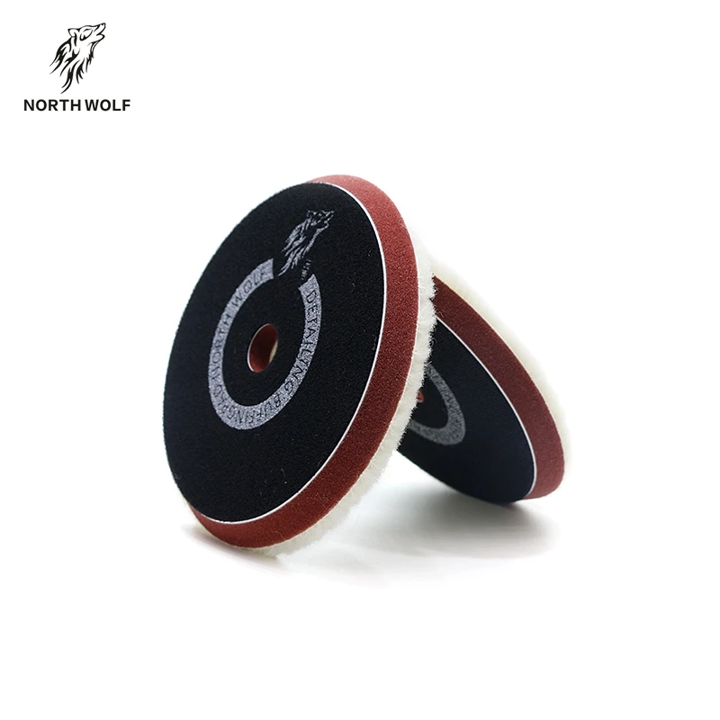 Оригинальная полировальная накладка OEM из овечьей шерсти, полировальная вата для автомобиля