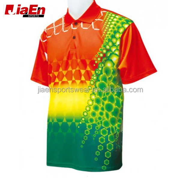 custom sublimation color changing polo shirt,buy ping pong team polo shirt