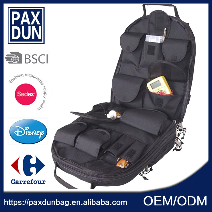 Custom Multifunction Pocket Tool Backpack Hardware Bag Back Pack For Travelling