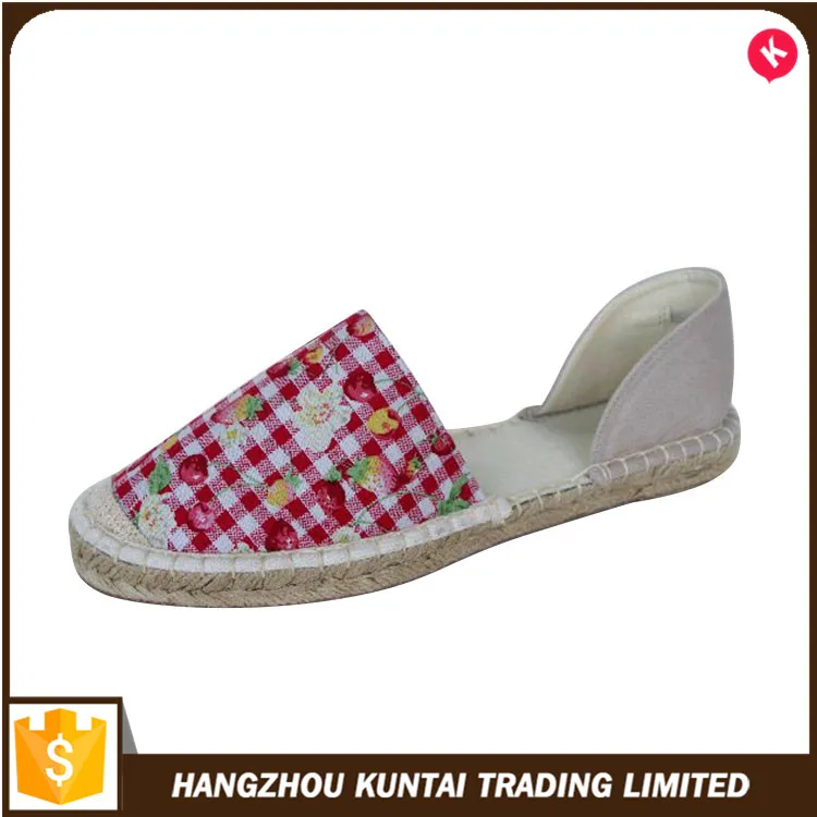 Alibaba Best Sellers Fashion Black Wholesale Handmade Jute Espadrilles Fisherman Shoes