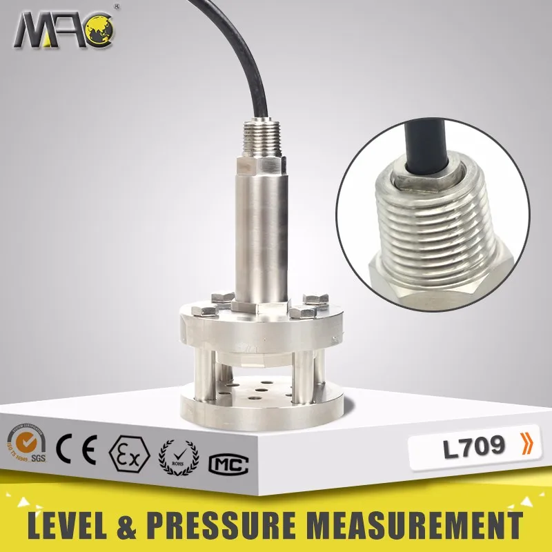 Submersible level transmitter High accuracy Swimming pool water level sensor