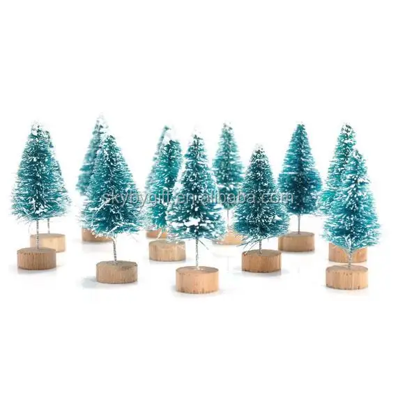 4 5 см сизальная щетка для бутылок Санта снег мороз деревня путц дом Мини Рождественская