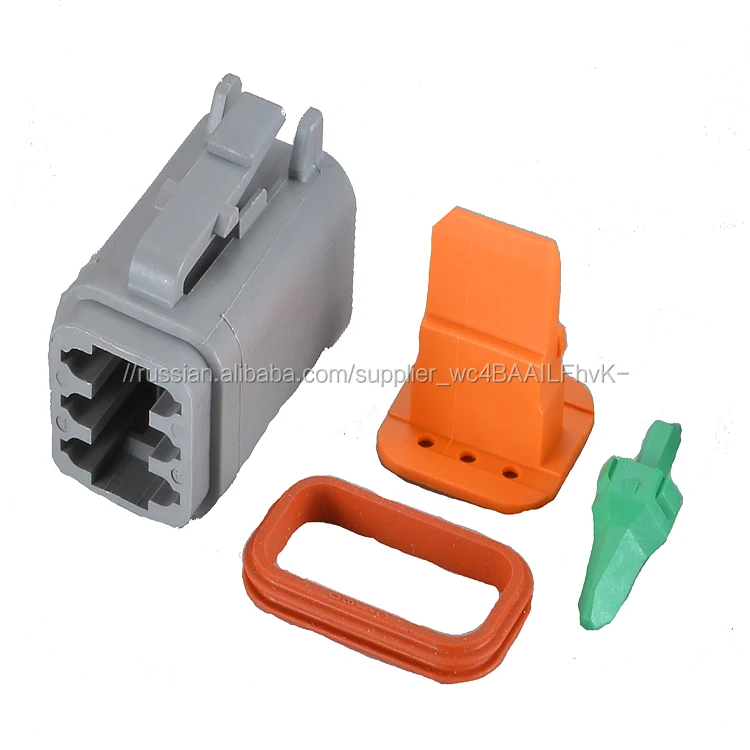 4 пиновый Мопс 2 Pin пластик Водонепроницаемые разъемы проводов