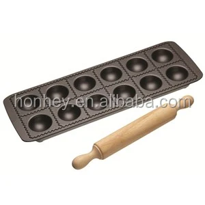 Die cast die-cast aluminum non stick non-stick ravioli tray mould