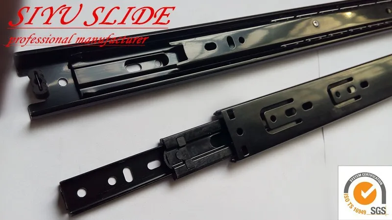 37mm Side Mount Ball Bearing Drawer Slide, Furniture Hardware Fitting