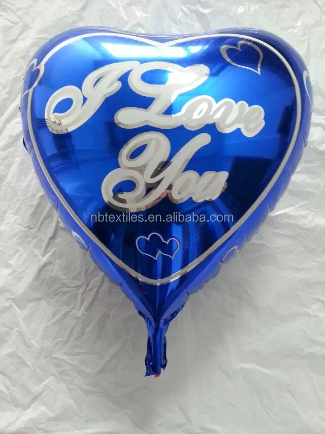 I Love You heart shaped helium mylar balloon outdoor inflatable valentine decoration