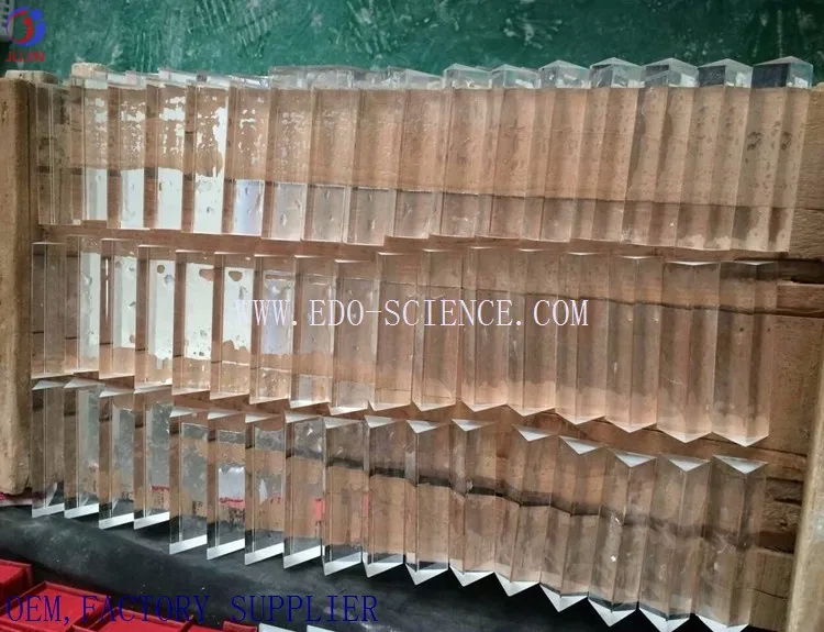 
NON-DUST Crystal Glass Prisms Clear Optical right triangle prism 