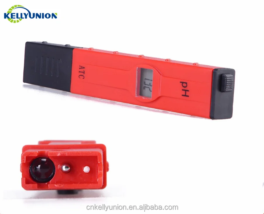 PH 0.0-14.0 LCD Display Digital PH Meter Tester Pen for Water Quality Food Aquarium Pool Hydroponics Pocket Size PH Tester