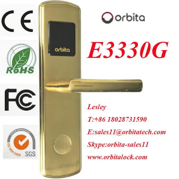 Orbit Stainless Steel RF Card Keypad Lock System for Hotels Locker