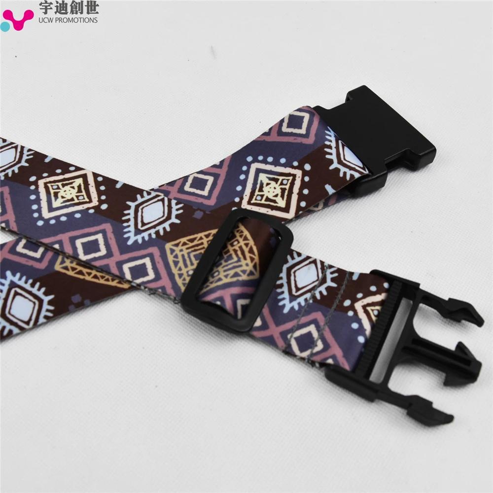 
Fashion Custom Made Travel Bag Strap Luggage Belt with Lock 