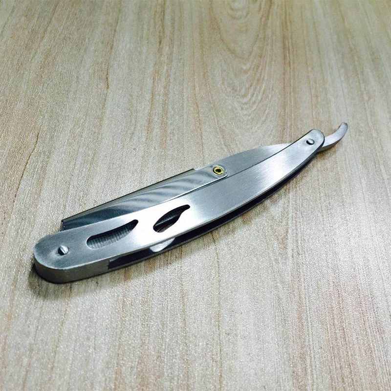 
Custom Folding Stainless Steel Black Barber Straight Razor 