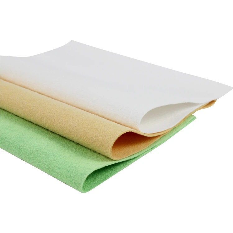 Needle Punched Nonwoven 100% viscose / Polyester fabric roll nonwoven fabric cleaning cloth microfiber cleaning towel