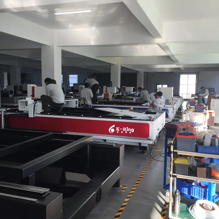 KRING Metal Cutting Stainless Steel 300w 500w Fiber Laser Cutting Machine Price